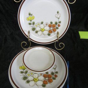 VTG 80'S THE WOODHAVEN COLLECTION STONEWARE, JAPAN